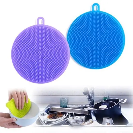 2&amp;#39;li Kir Tutmaz Tırtıklı Yüzey Bulaşık Yıkama Pedi (4745)