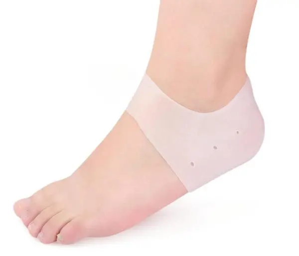 Silikon Topuk Çorabı Beyaz Renk (4745)