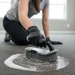 Saplı Halı, Koltuk ve Araç Temizlik Fırçası – Çok Amaçlı İç &amp;amp; Dış Oto, Ev ve Ofis Kullanımı İçin Ergonomik Temizlik Aparatı (4745)-4