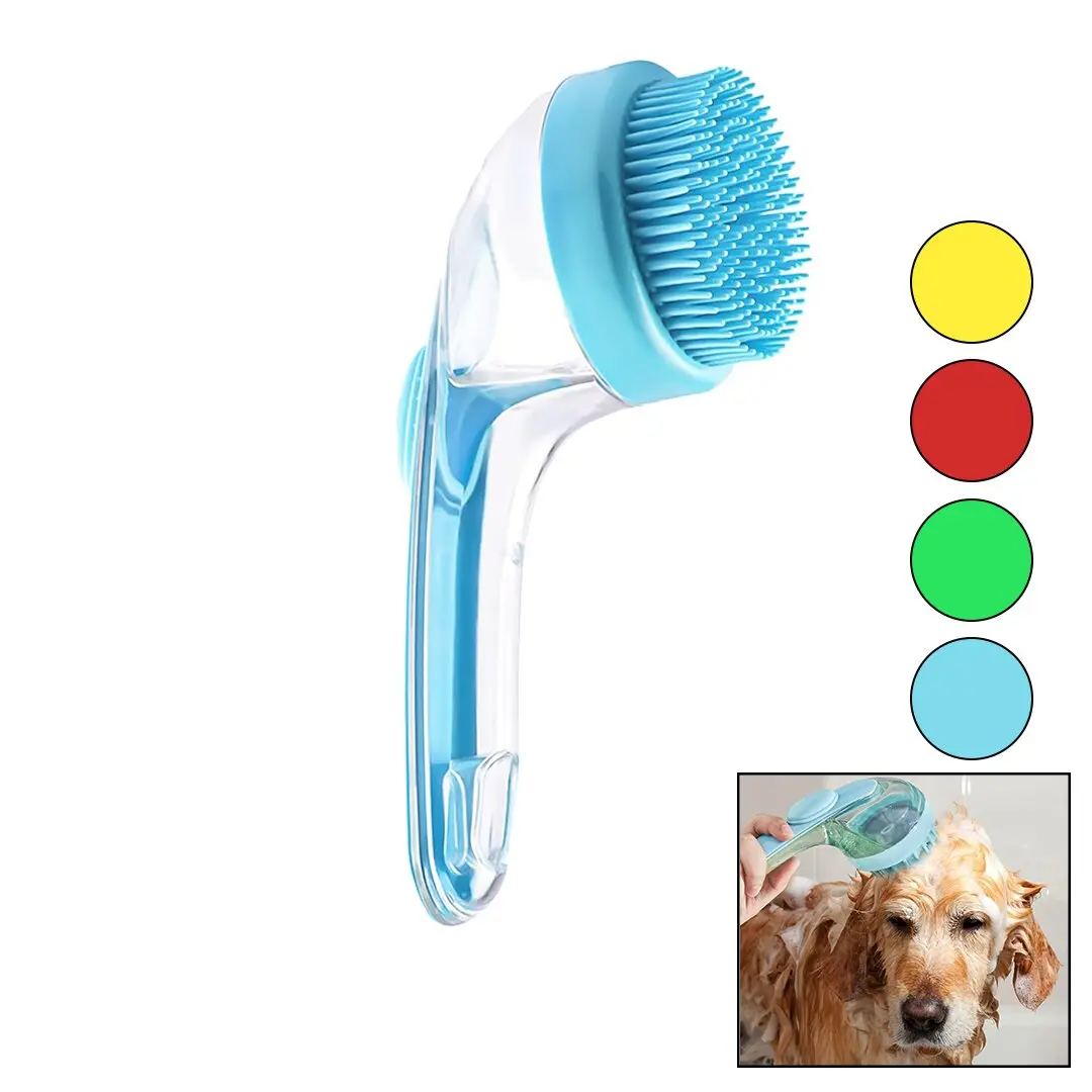 KEDİ - KÖPEK - EVCİL HAYVAN YIKAMAFIRÇASI SİLİKON ŞAMPUAN HAZNELİ=MiKA KRİSTALPLASTİK SAP (4745)