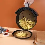 100 Adet  Airfryer Pişirme Kağıdı Tek Kullanımlık Hava Fritözü Yuvarlak Delikli Model (4745)-2