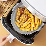 Renkli Isıya Dayanıklı Yıkanılabilir Silikon Fırın Ve Airfryer Yuvarlak Pişirme Matı 20 Cm (4745)-3