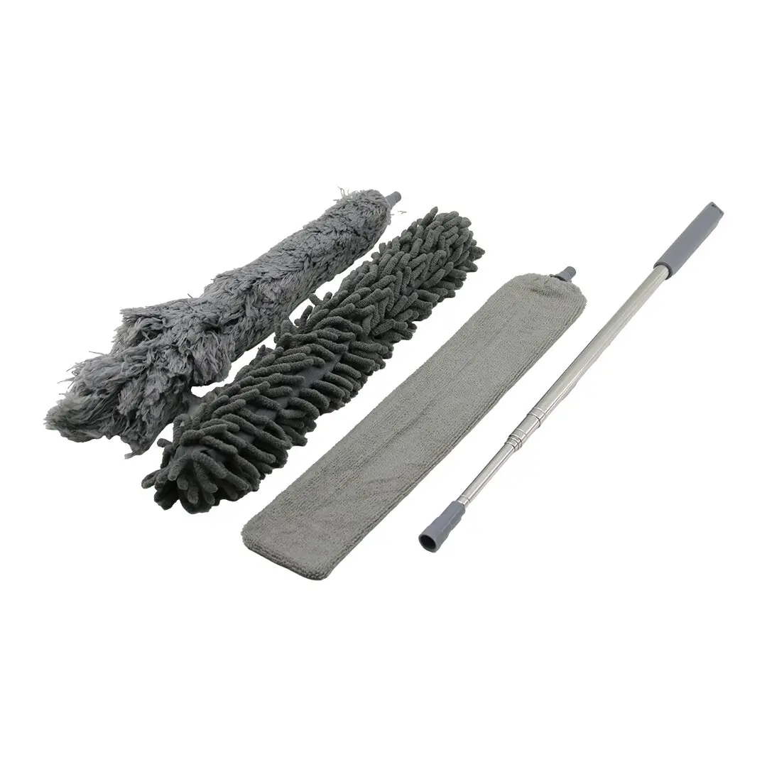 3PCS PÜSKÜL- MAKARNA- DÜZ TOZ ALMA SET ESNEK BAŞLI-43CM  UZAYAN SAPLI=43-205CM BRKT-910200 (4745)