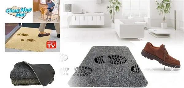 Çamaşır Makinesinde Yıkanabilir Kir Toz Emici Mikrofiberli Paspas (4745)