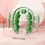 13 Tekerlekli Circular Lenfatik Masaj Roller – Selülit Giderici, Cilt Sıkılaştırıcı, Bacak Kol Sırt Masaj Aleti (4745)-5