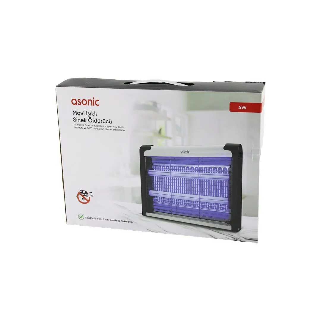 2 LEDLİ SİNEK ÖLDÜRÜCÜ CIZ MAKİNE 4W - 2000V 30M2 ETKİNLİK ALANI AS-A28 (4745)-2 2 LEDLİ SİNEK ÖLDÜRÜCÜ CIZ MAKİNE 4W - 2000V 30M2 ETKİNLİK ALANI AS-A28 (4745)-2