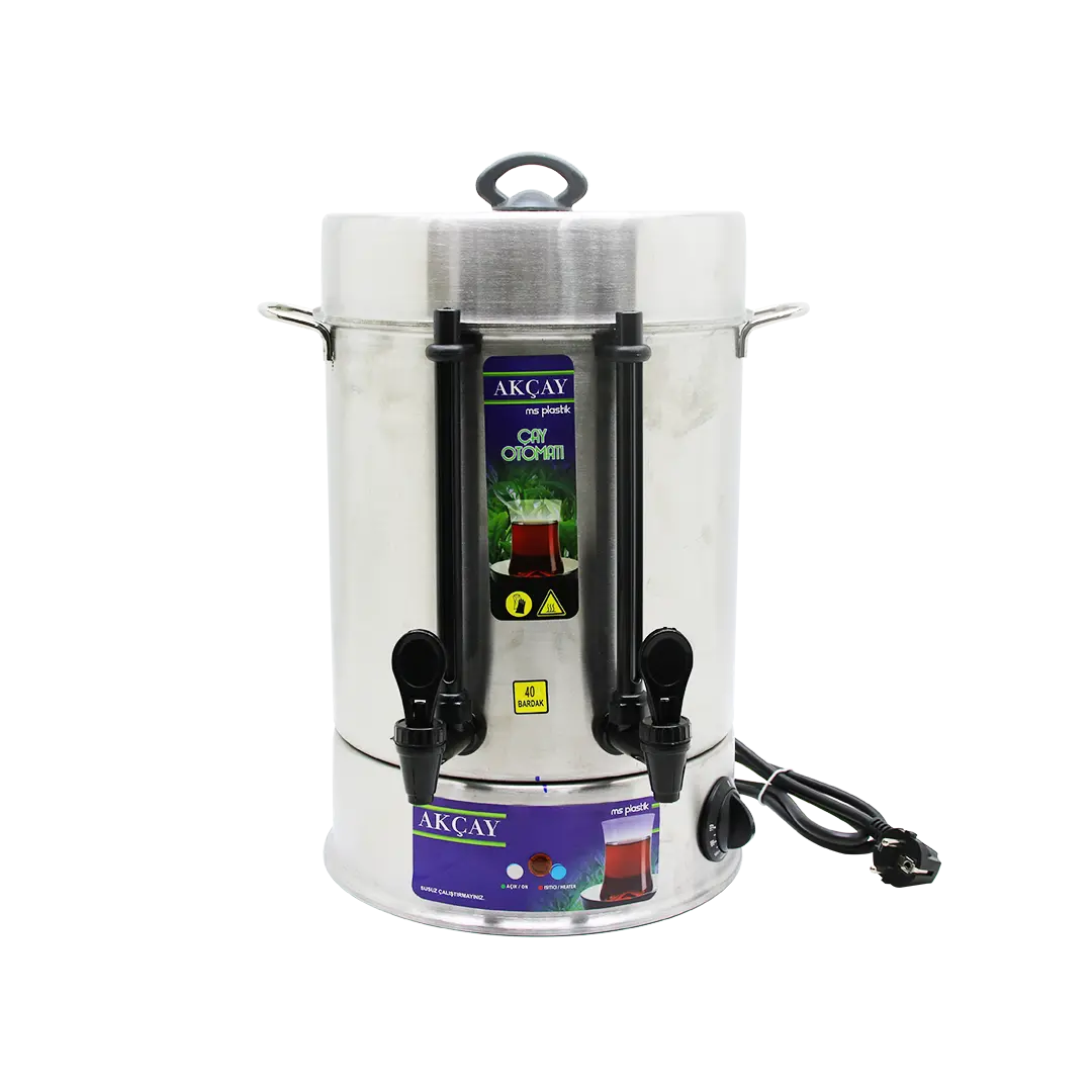 ÇAY OTOMATI 40 BARDAK SEMAVER ELEKTRİKLİ ÇAY MAKİNESİ ( MARKA DEĞİŞKENLİK GÖSTEREBİLİR )  (4745)