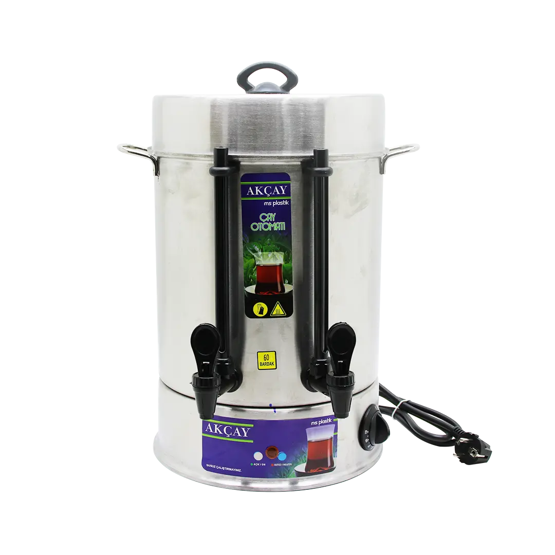 ÇAY OTOMATI 60 BARDAK SEMAVER ELEKTRİKLİ ÇAY MAKİNESİ ( MARKA DEĞİŞKENLİK GÖSTEREBİLİR ) (4745)