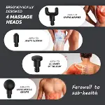 Kablosuz Adaptörlü Masaj Tabancası – Şarjlı Masaj Tabancası KH-320 (4745)-4