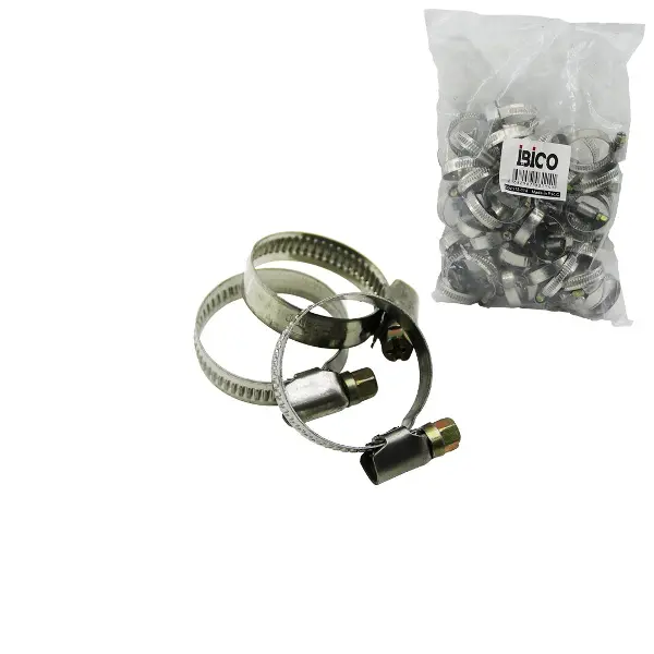 50 ADET 20-32MM METAL HORTUM KELEPÇE TORK AYARLI - AYARLANABİLİR KLİPS (4745)