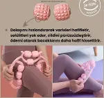 9 Tekerlekli Yoga Fitness Silindiri (Roller) (4745)-1