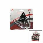 10 PARÇA  KARTLI ALYAN ANAHTAR TAKIM SETİ120MM-NO-1.5-10 (4745)-1