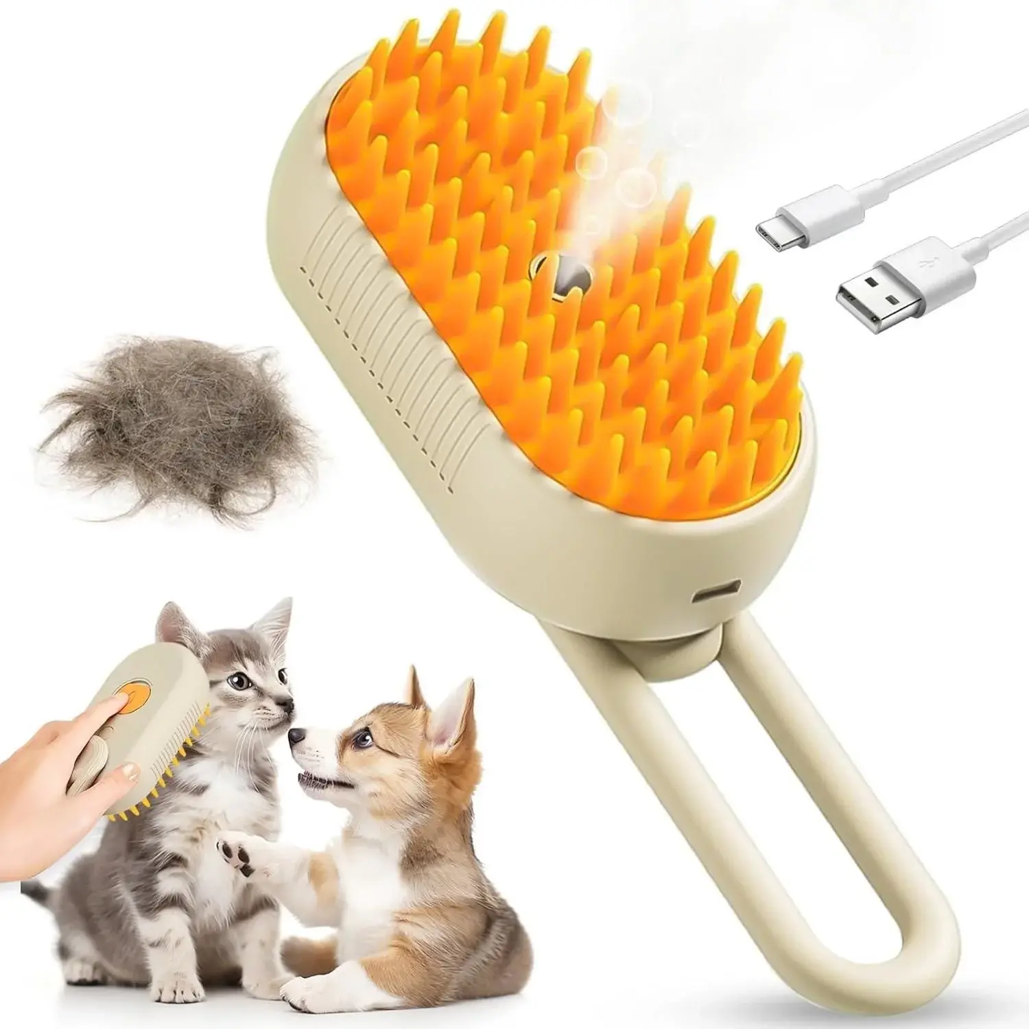 Saplı Buharlı Kedi Tarağı (4745)