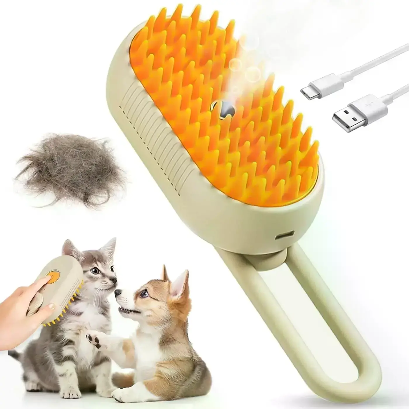 Saplı Buharlı Kedi Tarağı (4745)