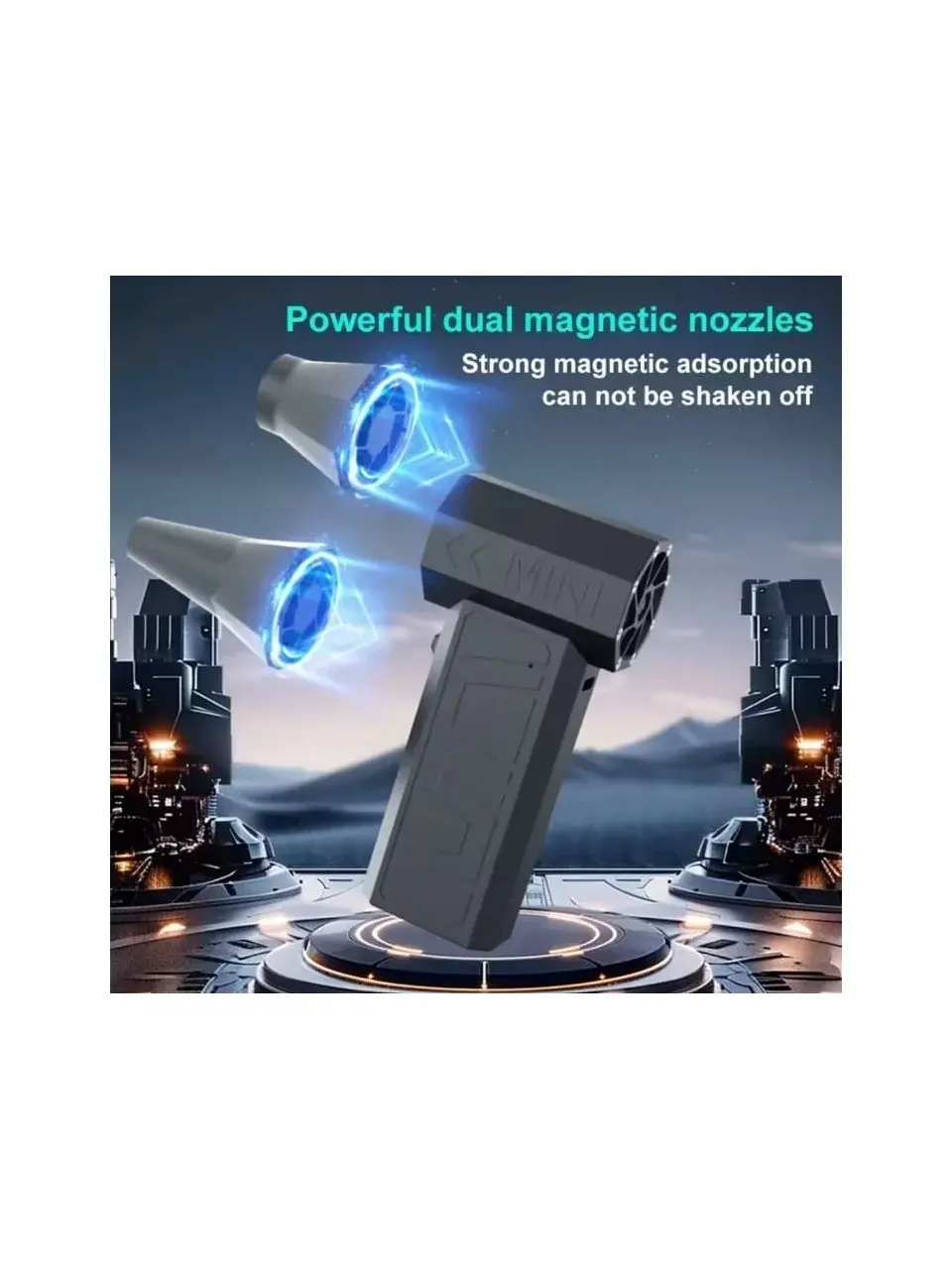 Mega Turbo Üfleyici Elektrikli Şiddetli Fan Hava Kompresör 130.000RPM Mangal Barbekü Fanı (4745)-5