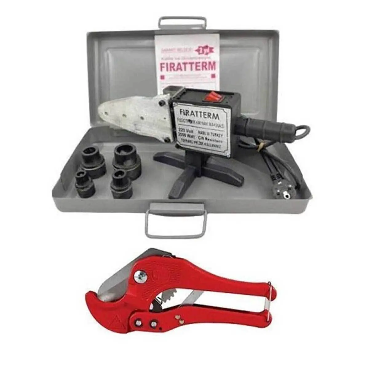 Fıratterm 2500W Pvc Pafta Plastik Boru Tesisat Kaynak Makinesi (4745)