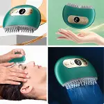 1 Adet Akıllı Elektrik Akımlı EMS Titreşimli Masaj Tarağı Kademeli Yüz Masaj Aleti Aparatı (4745)-5
