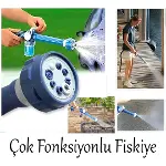 Otomobil Yıkama Sulama Fonksiyonlu Su Püskürtme Tabancası Deterjanlı Akıllı Tayzikli Basınçlı Bahçe (4745)-4