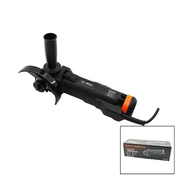 SPRAL TAŞLAMA  1200W  SİYAH - TURUNCU  11000/min - 125mm BLL-02 (4745)
