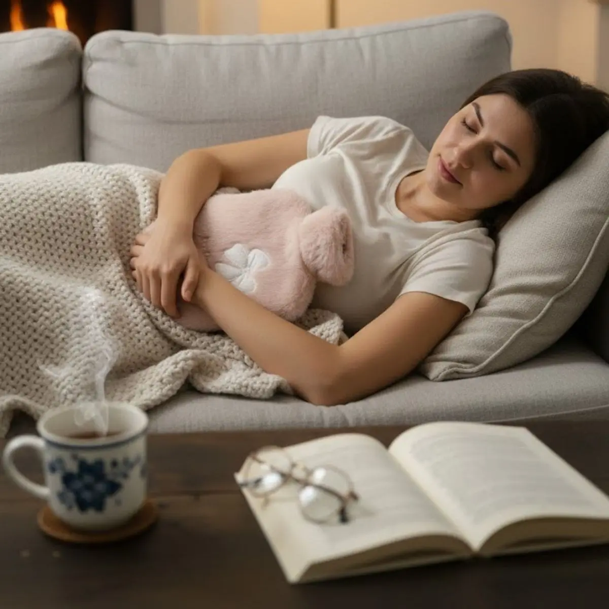Hello Everyone Yazılı Kurdeleli Pembe Peluş Sıcak Su Torbası 1 Lt – Yumuşak Kılıf, Uzun Süre Sıcak Tutan Termal Su Torbası (4745)-4