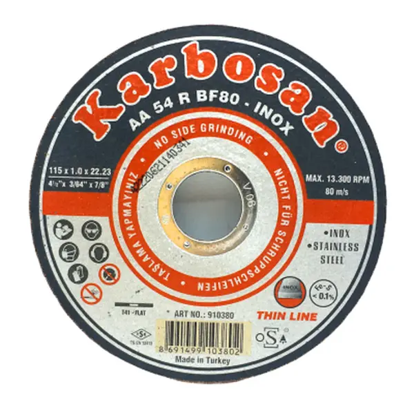 İNOX METAL KESİCİ DİSK 115MMX1.0X22 (4745)