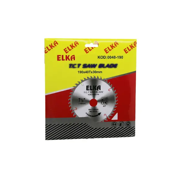ELKA 0048-190 190 X 40T X 30MM  AĞAÇ SUNTA KESİCİ DİSK (4745)