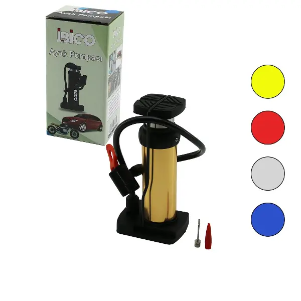 DİKEY MODE LİNCE PİSTONLU AYAK POMPASI OTO-ARAÇ - BİSİKLET-MOTOR LASTİK - TOP - ŞİŞME HAVUZ-YATAK (4745)