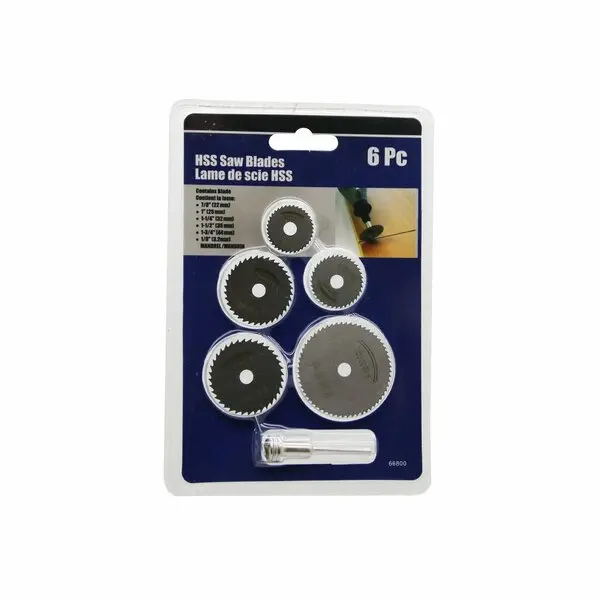 6 PARÇA MİNİ YUVARLAK TESTERE BIÇAKLARI 22---44MM (4745)