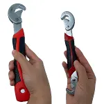 Çok Fonksiyonlu Ergonomik Ayarlanabilir Büyük Küçük Akıllı Pense Anahtar 2li Set (4745)-3