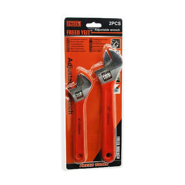 2PCS SET   8 İNÇ-200MM - 10 İNÇ-250MM  KURBAĞACIK ANAHTAR SETİ (4745)