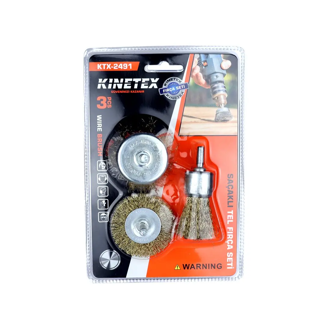 3PCS SAÇAKLI TEL FIRÇA SETİ (4745)