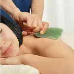 Çift Taraflı 2li Cilt Yüz Masaj Aleti Jade Roller Yeşim Taşı Seti (4745)-5