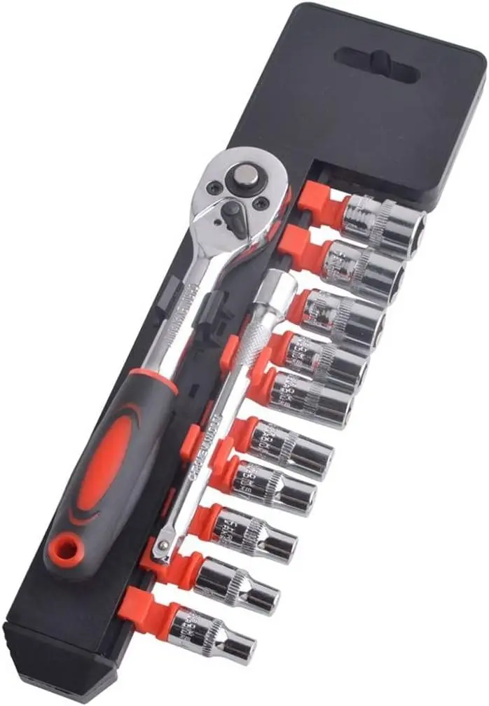 CR-V SOCKET SET 12 PARÇA  1/2 inç  VAKUMLU LOKMA SETİ (4745)