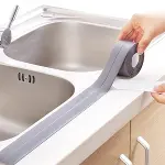 Gri Su Sızdırmaz Banyo Mutfak Lavabo Küvet İzolasyon Şerit Bant (4745)-1