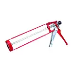 İSKELET METAL ALÜMİNYUM SOĞUK SİLİKON TABANCASI - MİX RENK  (4745)-1