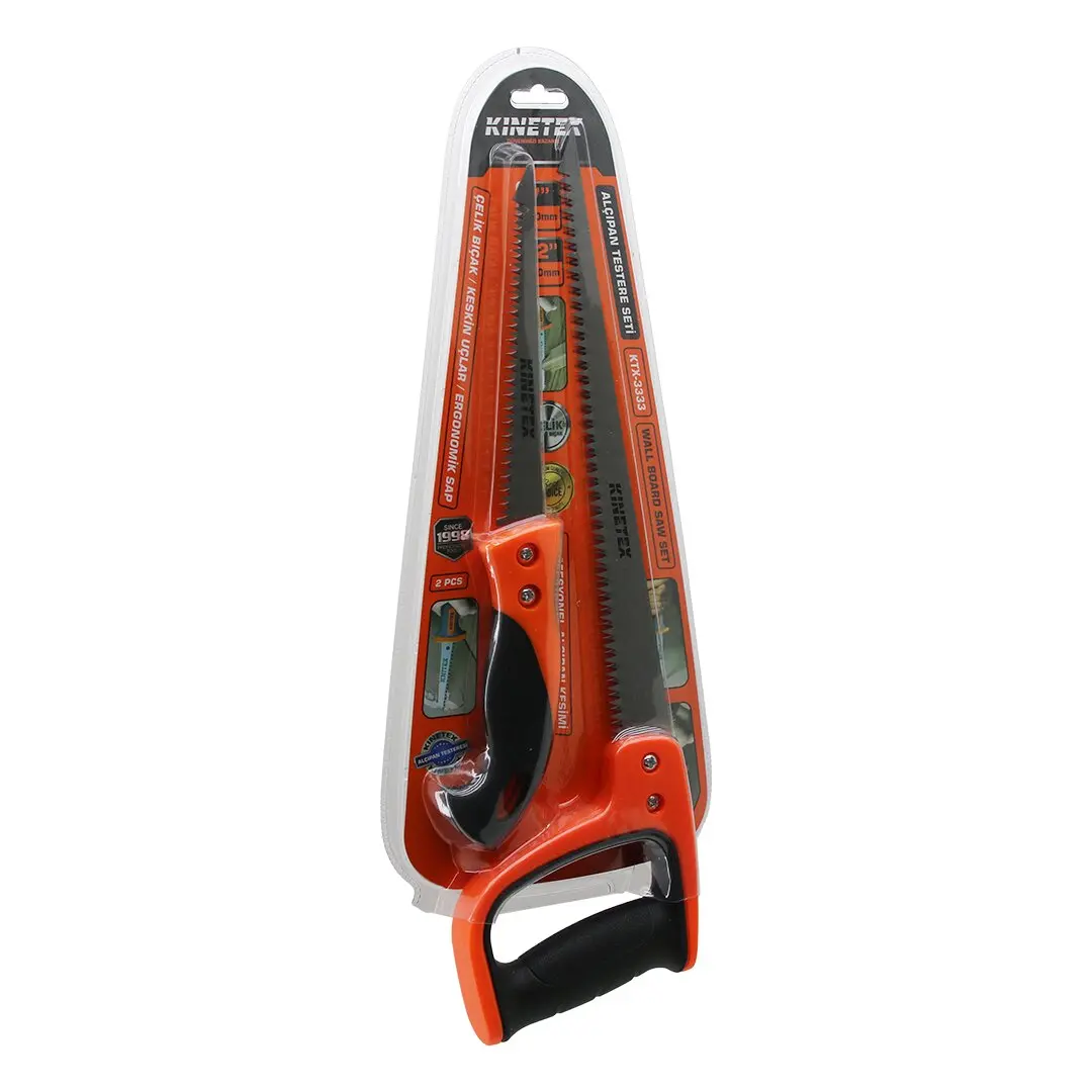 2 PCS ALÇIPAN TESTERE SET PROFESYONEL 7 İNÇ- 170MM - 12 İNÇ- 300MM ÇELİK BIÇAK - ERGONOMİK SAP (4745)