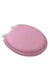 PEMBE YUMUŞAK KLOZET KAPAK BÜYÜK PUF 42x41 cm (4745)-1