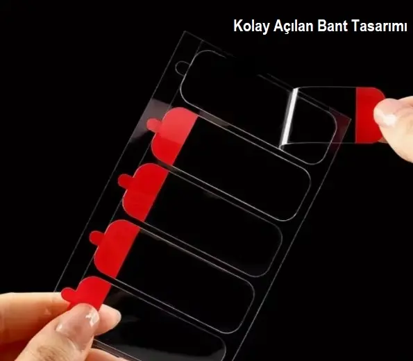 60 Parça Kolay Açılır Güçlü Çift Taraflı Bant 18mm*50mm (4745)-5