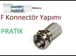 EF VİDA 50 PARÇA  UYDU KONNEKTÖR RG-6-F (4745)