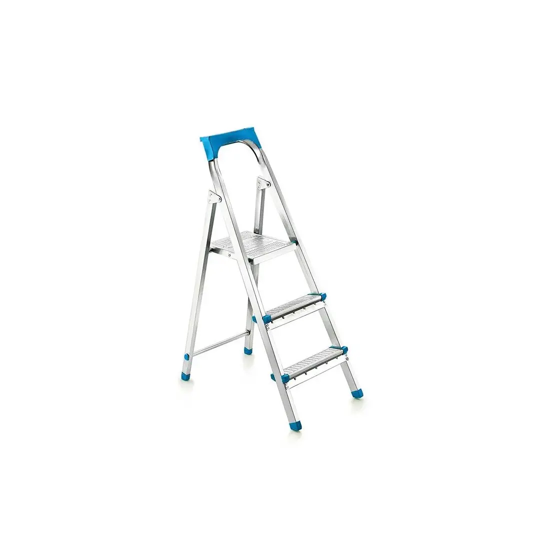 2+1BASAMAKLI METAL MERDİVEN Y: 60CM - 120KG.TAŞIMA KAPASİTESİ (4745)