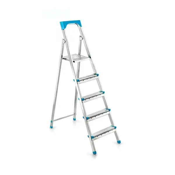 4+1BASAMAKLI METAL MERDİVEN Y: 105CM - 120KG.TAŞIMA KAPASİTESİ (4745)