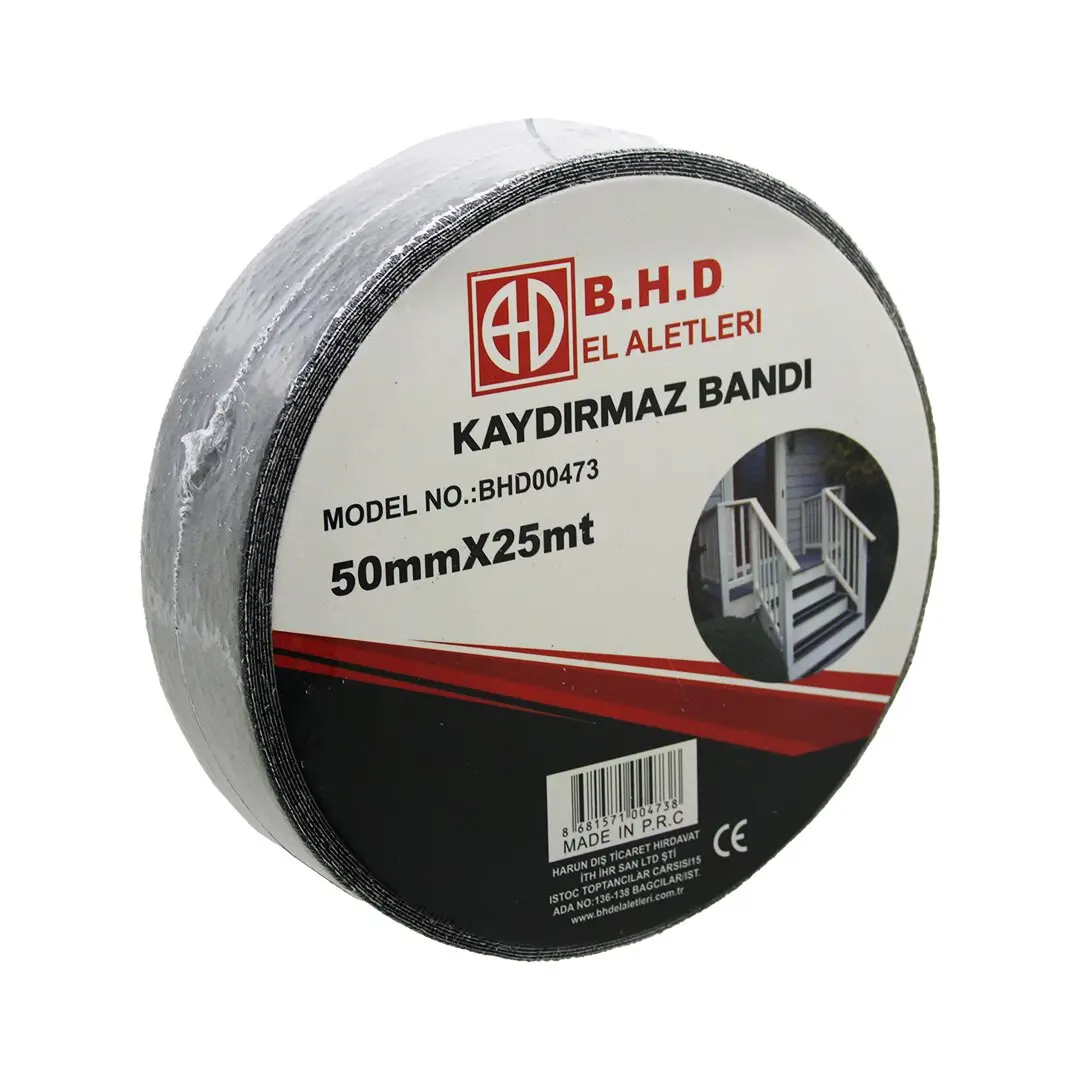 50MM X 25MT KAYDIRMAZ SİYAH BANT (4745)