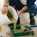 Boya Badana Eşya Koruma Hışır Örtüsü 280cm x 15 mt  Yapışkanlı Hışır Örtü (4745)-4