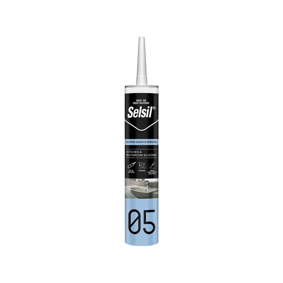 SELSİL 05 ŞEFFAF MUTFAK VE BANYO SİLİKON 280ML (4745)