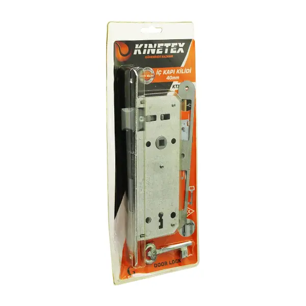 İÇ KAPI   ODA  KİLİT  40MM   ÇELİK GALVENİZ KAPLAMA GÖVDE   PİRİNÇ - NİKEL MATERYALLER  KTX-2239 (4745)