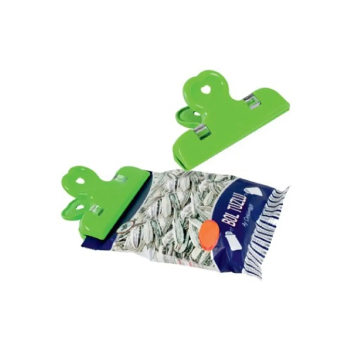 2'li Pratik Torba Paket Ve Poşet Kapatıcı Kilitli Klips Mandal (4745)-4