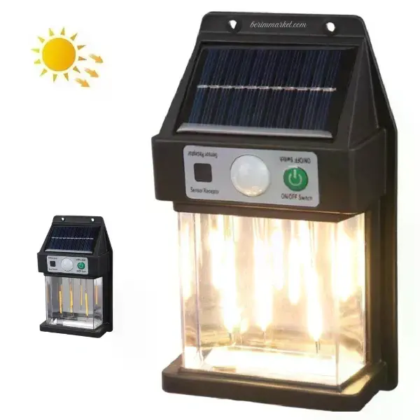Güneş Enerjili Duvar Lambası YX-666 3W (4745)