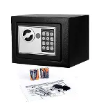 Elektronik Tuşlu Çelik Para Kasası Siyah (4745)-3