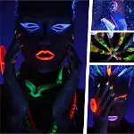 GlowPaint 6’lı Neon Boya – UV Işıkta Parlayan Makyaj Seti (4745)-2