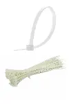 100 Adet Plastik Cırt Kelepçe Kablo Bağı Kablo Düzenleyici- 3.6 X 150 MM (4745)-2